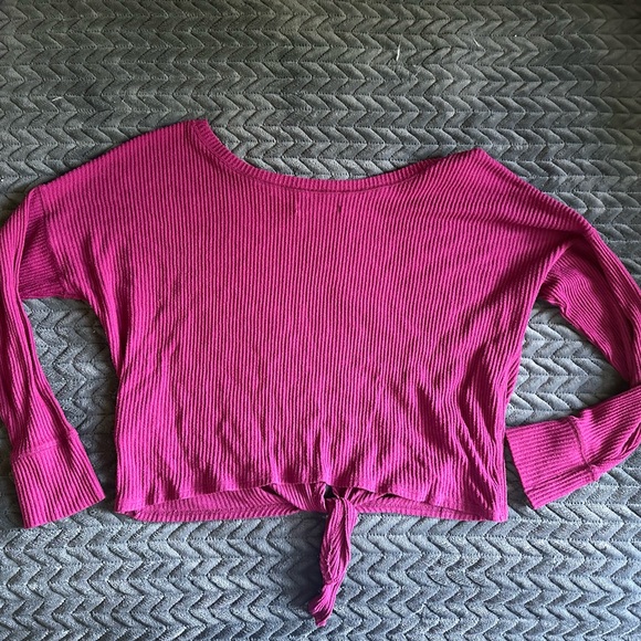 Abercrombie and fitch | front tie ribbed long sleeve - Picture 4 of 5